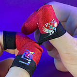 Ігрові напальчники PRO (3 пари 6 шт) для ігор на телефоні смартфоні планшеті pubg пабг пубг call of duty, фото 4