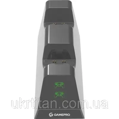 Оригінал! Зарядний пристрій GamePro CHS420B Для геймпадів DualSense PS5 Black (CHS420B) - Вища Якість!, фото 1