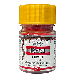 Барвник харчовий жиророзчинний сухий порошок ЧЕРВОНИЙ 7 г Dr.Gusto