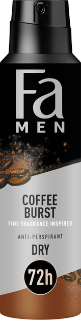 Дезодорант-аерозоль Fa Men Кавовий вибух 150 мл, Henkel, Арт.60043