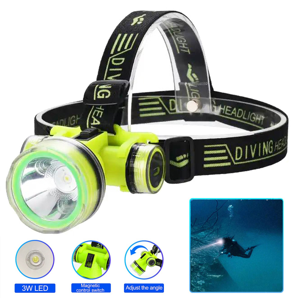 Підводний налобний ліхтар DIVING HEADLIGHTS X901