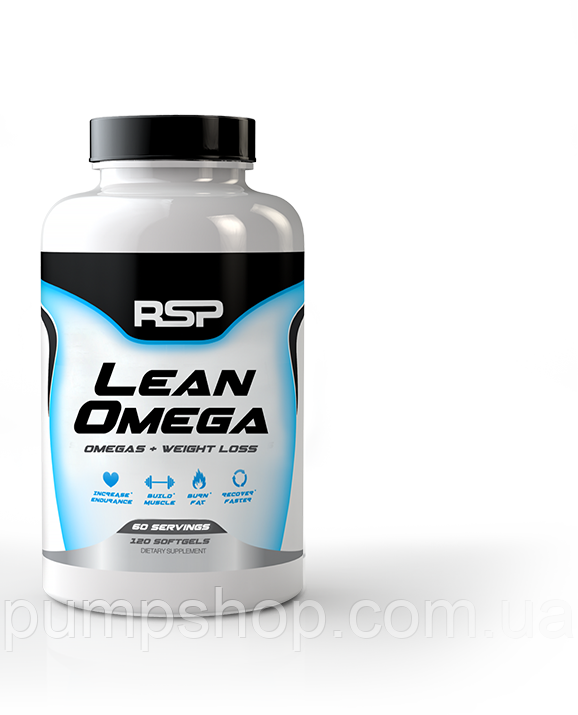 Комплекс незамінних жирних кислот RSP Nutrition Lean Omega (Omega 3+ CLA) 120 порц.