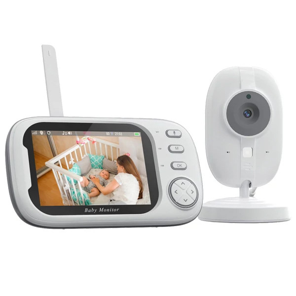 Бездротова відеоняня Baby Monitor ABM600 3.5 дюйми з двостороннім зв'язком моніторингом та нічним баченням
