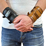 Браслет манжета з кишенею з натуральної шкіри Silver Taurus 7789., фото 9