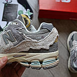 Чоловічі кросівки New Balance 2002R Protection Pack 'Rain Cloud'  замша весна-осінь. Живе фото, фото 8
