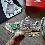 Чоловічі кросівки New Balance 2002R Protection Pack 'Rain Cloud'  замша весна-осінь. Живе фото, фото 2