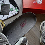 Чоловічі кросівки New Balance 2002R Protection Pack 'Rain Cloud'  замша весна-осінь. Живе фото, фото 5