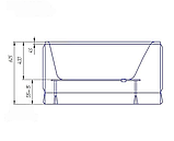 Акрилова ванна Redokss San CREMONA 1200x950, фото 6