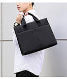 Сумка для ноутбука Mеланж тканинна Унісекс ОПТ, фото 2