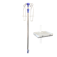 Штатив з кріпленням до ліжка та столиком ШДВк ТМ Омега