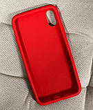 Силіконовий чохол для iPhone XS / X - 3D Бант, Червоний, фото 4