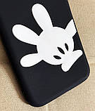Силіконовий чохол для iPhone XS / X -  3D Долонька, Чорний, фото 3