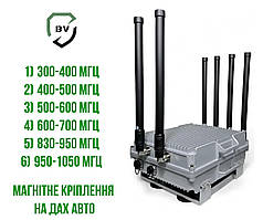 6-діапазонний РЕБ на авто (300 -1050 МГц, 50 Вт)