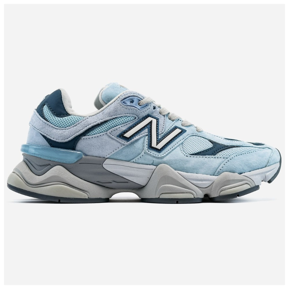 Жіночі кросівки New Balance 9060 'Chrome Blue' U9060EED, голубі замшеві кросівки нью беланс 9060 ню беленс NB 9060 нб