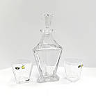 Набір кришталевий Bohemia (штоф 800мл + 6 склянок 200мл)