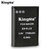 Оригінальний акумулятор KingMa EN-EL23 1700mAh 3.8V для Nikon Coolpix B700 | P600 | P610 | P900 | S810c