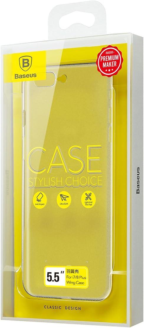 Чохол Baseus для Apple iPhone 7/8 Plus Wing Case, Transparent White (WIAPIPH7P-E02)