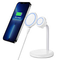 Бездротовий зарядний пристрій ESR Halolock Shift MagSafe (Пошкоджена упаковка), White (4894240132197)