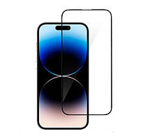 Захисне скло 9D Full Glue для Apple iPhone 14 Pro, Black