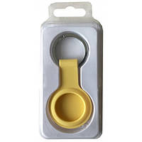 Брелок для AirTag Silicone FULL Key Ring з карабіном, Yellow (315026)