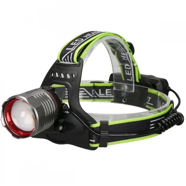 Потужний яскравий акумуляторний налобний ліхтар Arexes AR-A17-TG 1 режим роботи Т6 Zoom 2х18650 IPX4, фото 1