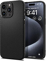 Чохол Spigen для iPhone 15 Pro - Liquid Air, Matte Black (ACS06704)
