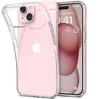 Чохол Spigen для iPhone 15 - Liquid Crystal Glitter, Crystal Quartz (ACS06788)
