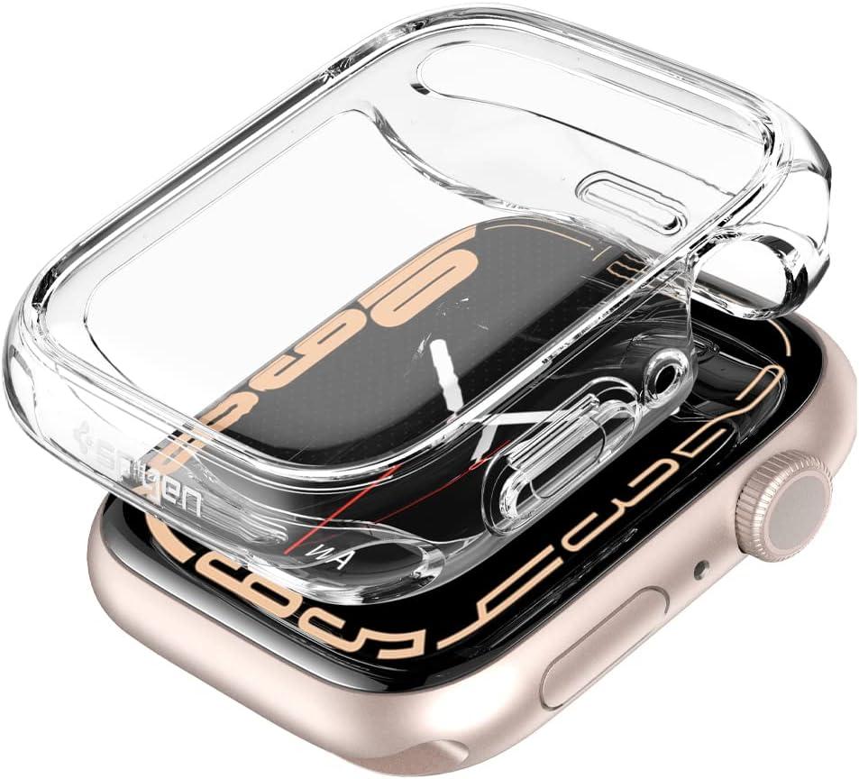 Чохол Spigen для Apple Watch 9/8/7 (45 мм) - Ultra Hybrid, Crystal Clear (ACS04611)