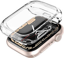 Чохол Spigen для Apple Watch 9/8/7 (45 мм) - Ultra Hybrid, Crystal Clear (ACS04611)