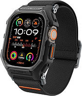 Чохол і ремінець Spigen для Apple Watch Ultra 1/2 (49 mm) - Lite Fit Pro, Matte Black (ACS07104)