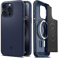 Чохол Spigen для iPhone 15 Pro - Mag Armor (сумісний з MagSafe), Navy Blue (ACS06737)
