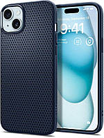 Чохол Spigen для iPhone 15 - Liquid Air, Navy Blue (ACS06791)