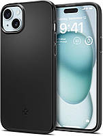 Чохол Spigen для iPhone 15 - Thin Fit, Black (ACS06776)