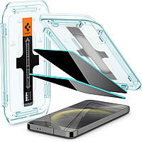 Захисне скло Spigen для Samsung Galaxy S24 Plus / S25 Plus - EZ FIT Privacy (2 шт), Антишпигун (AGL07626)