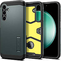 Чохол Spigen для Samsung Galaxy S23 FE - Tough Armor, Abyss Green (ACS06365)