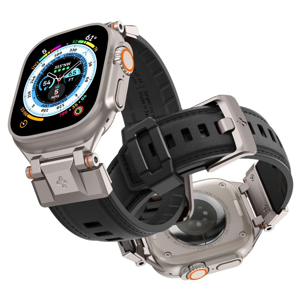 Ремінець Spigen для Apple Watch (49mm/46mm/45mm/44mm/42mm) - DuraPro Armor, Black (AMP07591), фото 1