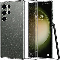 Чохол Spigen для Samsung Galaxy S23 Ultra - Liquid Crystal Glitter, Crystal Quartz (ACS05612)