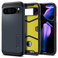 Чохол Spigen для Pixel 9 Pro XL - Tough Armor, Metal Slate (ACS07727)