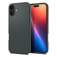 Чохол Spigen для iPhone 16 - Liquid Air, Abyss Green (ACS08196)