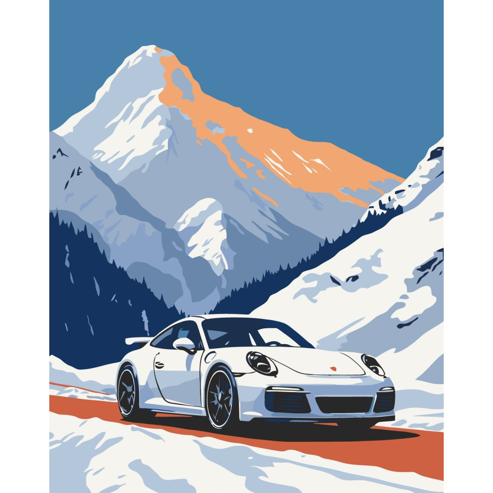 Картина за номерами Porsche 911 40х50 см АРТ-КРАФТ (12505-AC)