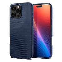 Чохол Spigen для iPhone 16 Pro - Liquid Air, Navy Blue (ACS08118)