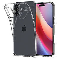 Чохол Spigen для iPhone 16 - Liquid Crystal, Crystal Clear (ACS08190)