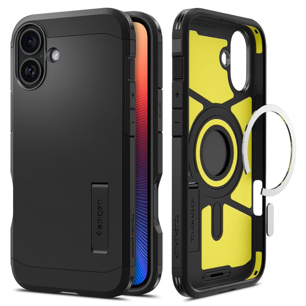 Чохол Spigen для iPhone 16 - Tough Armor AI (MagFit), Black (ACS08216)