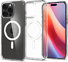 Чохол Spigen для iPhone 16 Pro - Ultra Hybrid MagFit, White (ACS08129)