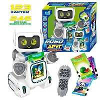 Робот-картридер на пульті керування "РобоДруг" 89610, "WToys", українською мовою, 123 картки, 246