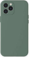 Чохол Baseus для iPhone 12 Pro Max Liquid Silica Gel, Green (WIAPIPH67N-YT6A)