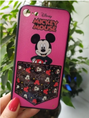 Чохол для iPhone 6/6s - Міккі Маус, Рожевий