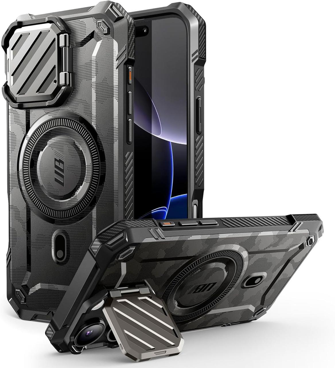 Чохол Supcase для iPhone 16 Pro Max - Unicorn Beetle XT Mag, MagSafe, Camo Gray (843439150997)