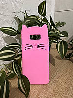 Силіконовий чохол для Samsung Galaxy S8 - 3D Cat (Кіт з вусами), Рожевий