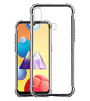 Силіконовий чохол для Samsung Galaxy A10s / M01s - Прозорий (посилені кути)